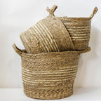 Baskets With Handles, ( Set of 3 ) (In Store Purchase Only)