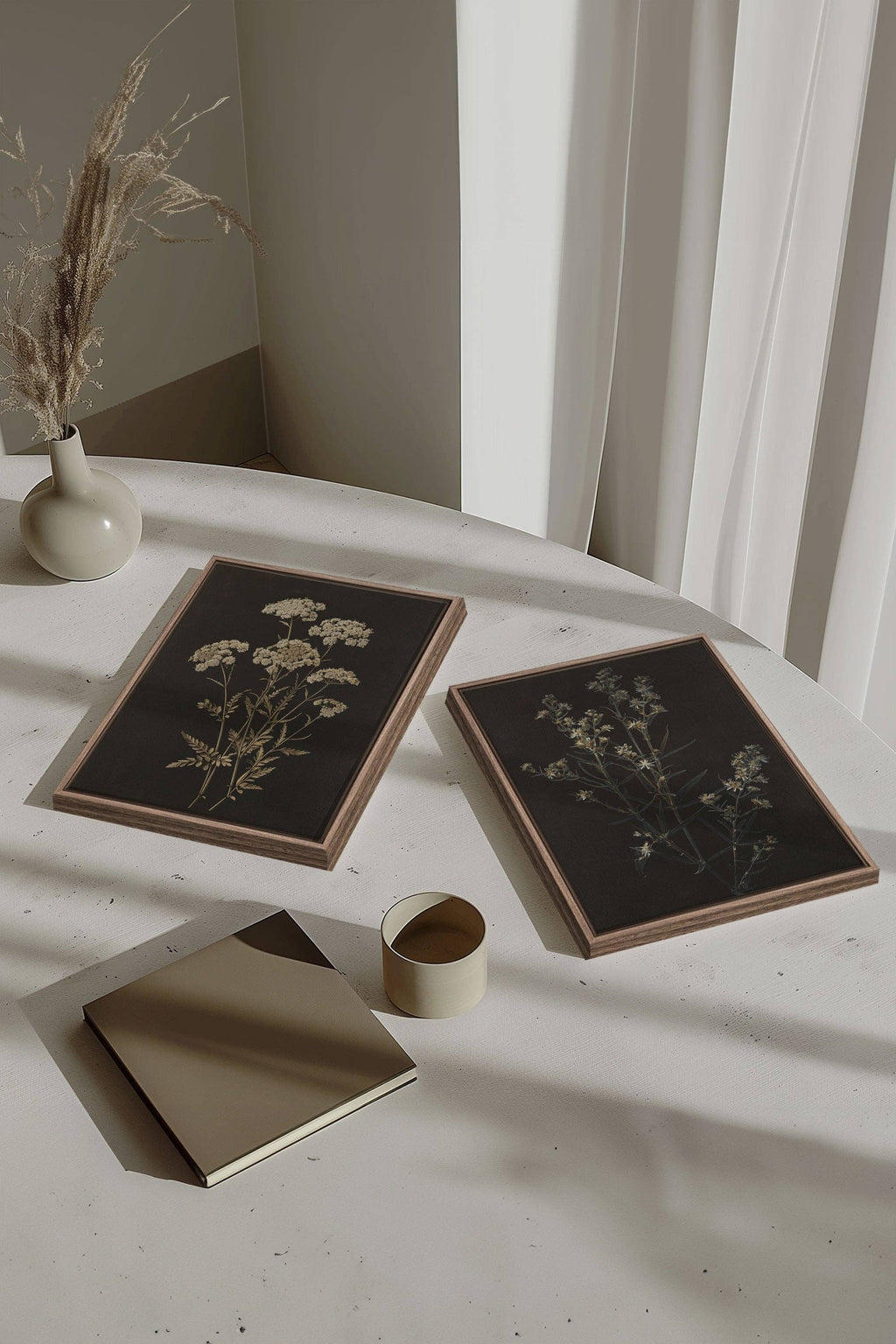 Precious Flower Duo , canvas wall art print 18x24 (x2)