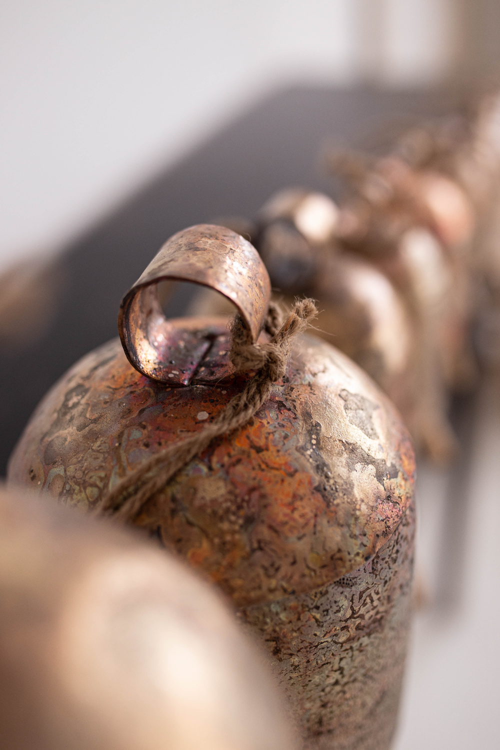 Vintage Inspired Iron Bells Christmas Decor