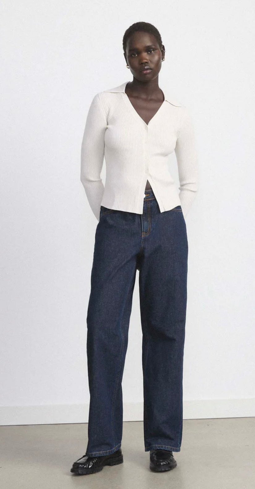 The Courtney Loose Jean in Dark Wash