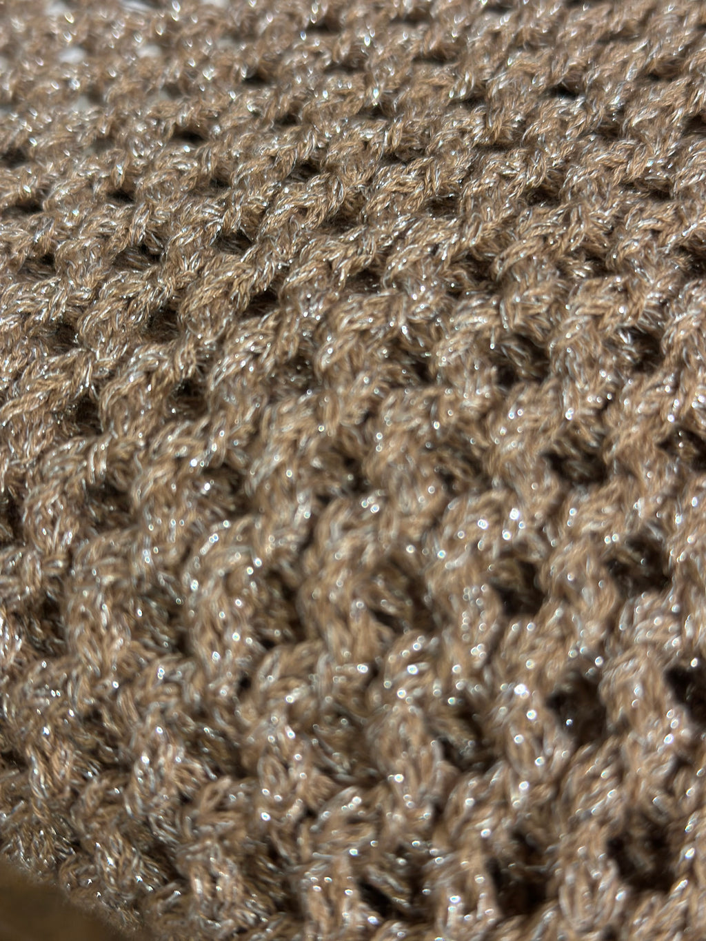 Cala Shimmer Crochet Sweater