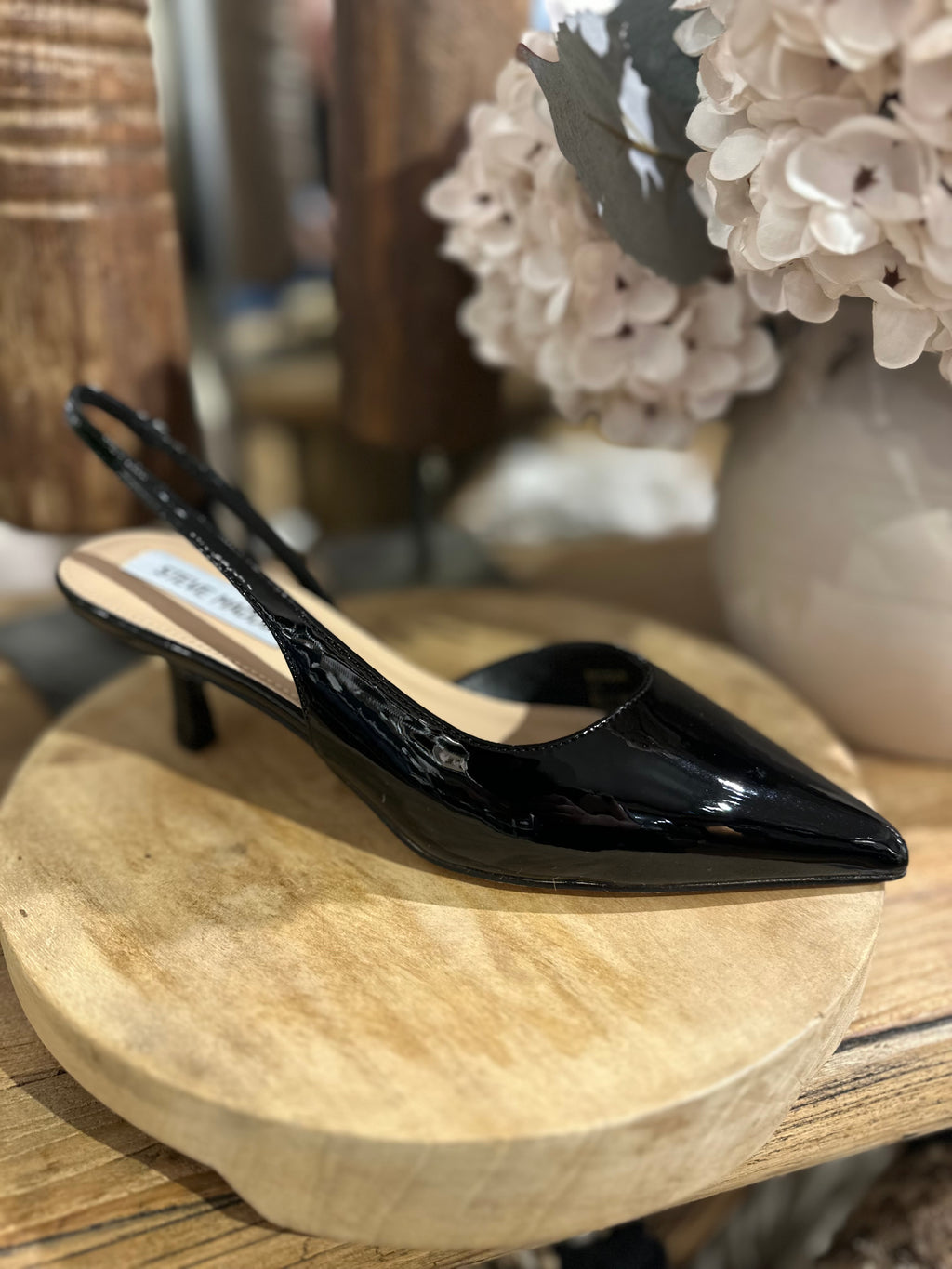 Steve Madden Devour Women's Black Patent Heel