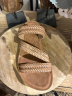 Vegas-02 Braided Wedge Sandal