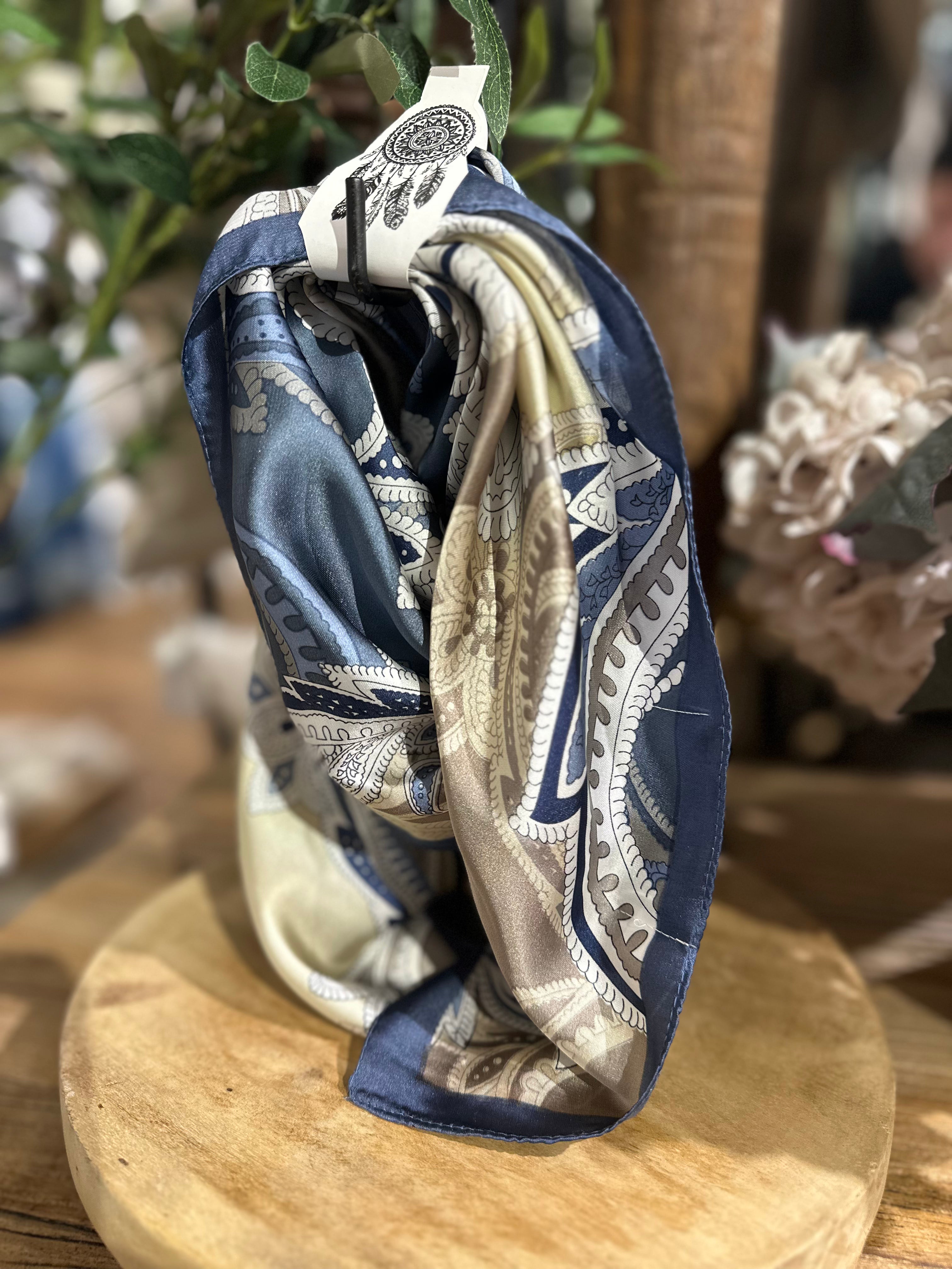 Beautiful Boundaries - Women's Silk-Like Square Scarf