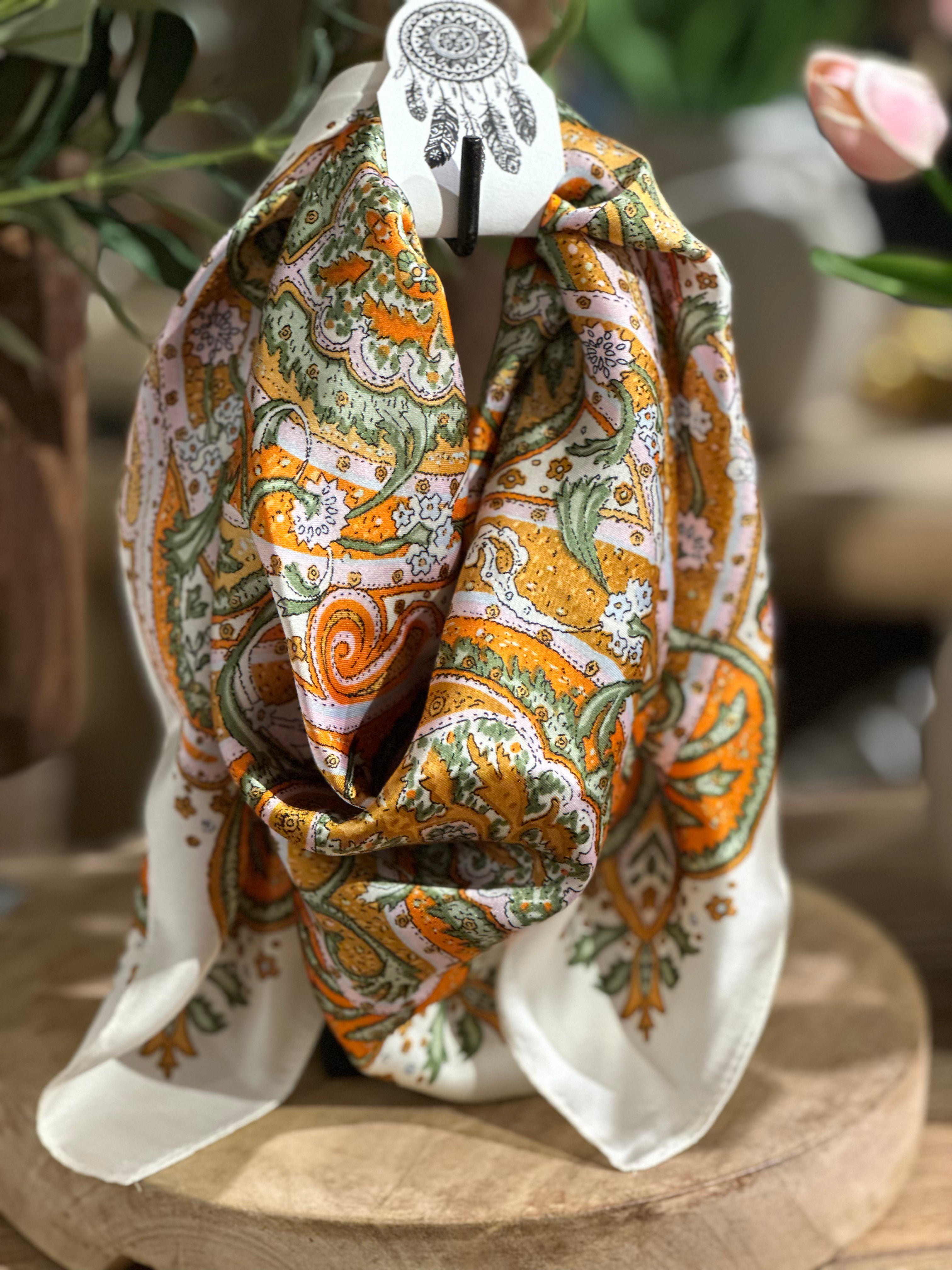 Beautiful Boundaries - Women's Silk-Like Square Scarf