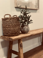 Wooden Bench 67 in, Natural