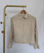 Cropped Linen Shirt