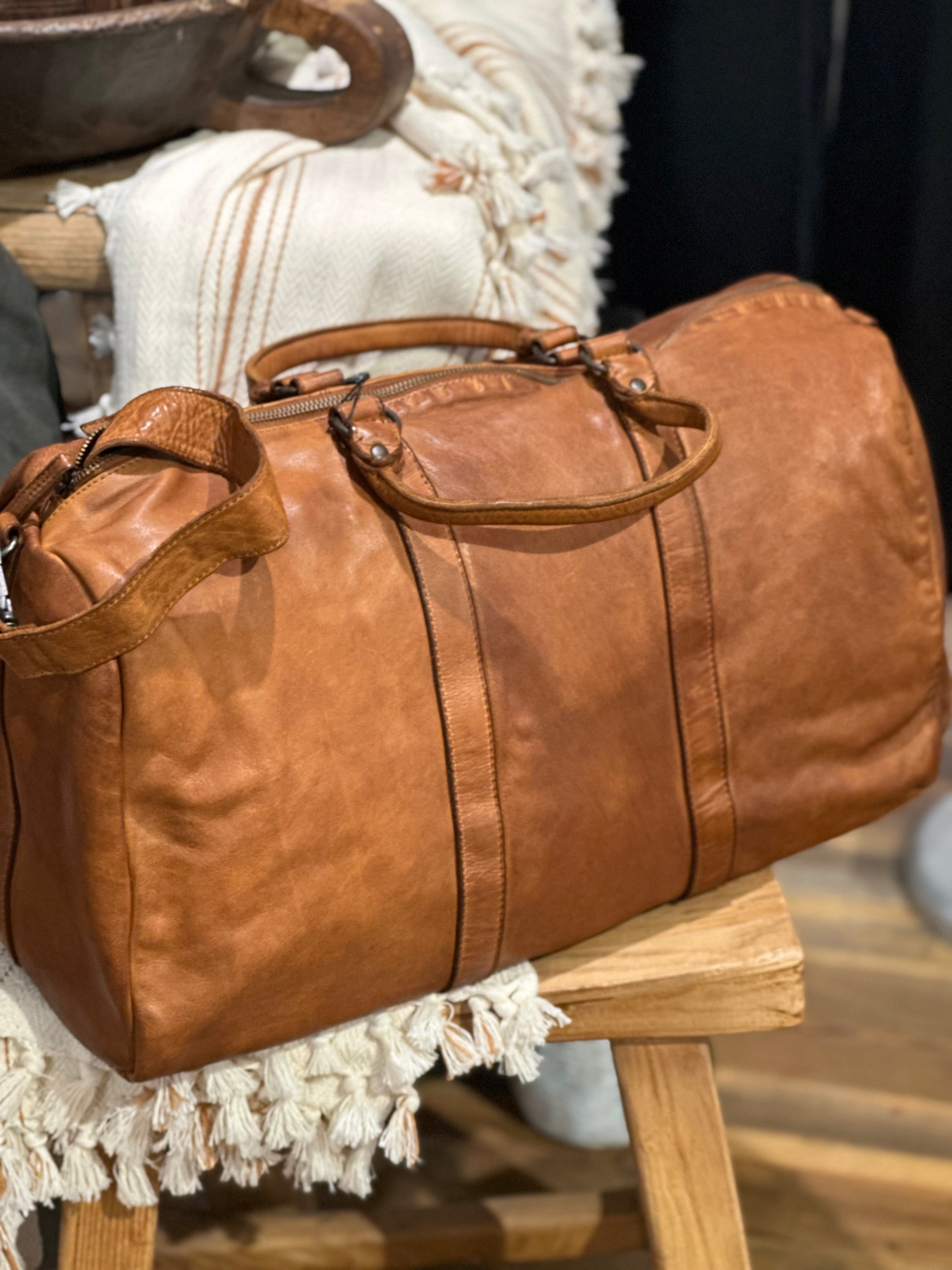 Leather Duffle Bag
