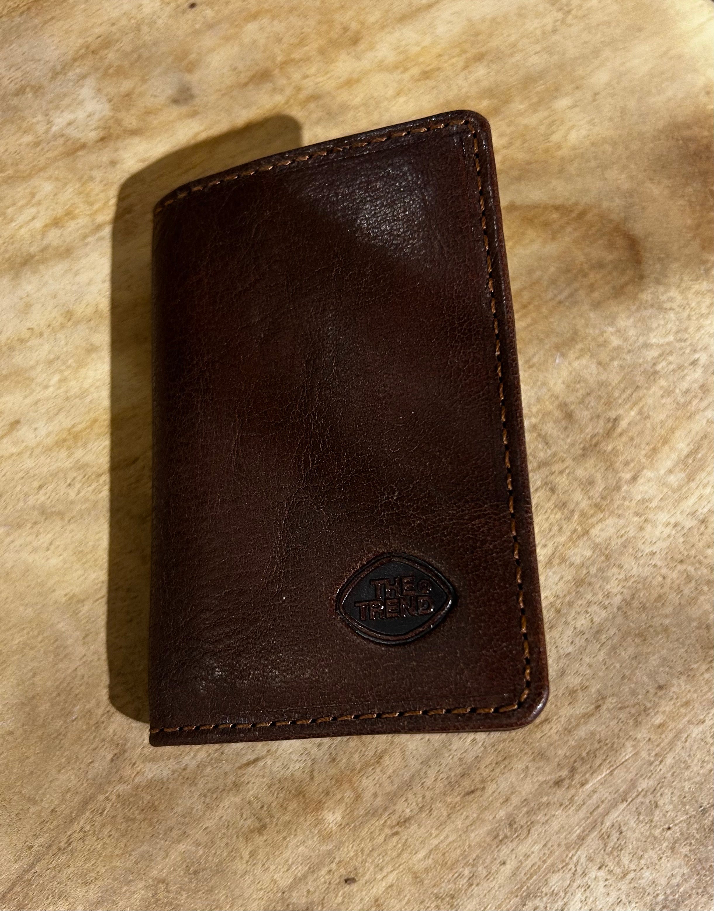 The Trend - Vertical Italian Leather Card Holder