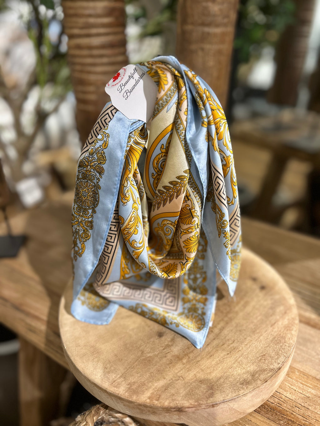 Beautiful Boundaries - Women's Silk-Like Square Scarf