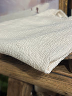 Textured Jersey Ruffle Sleeve Tee