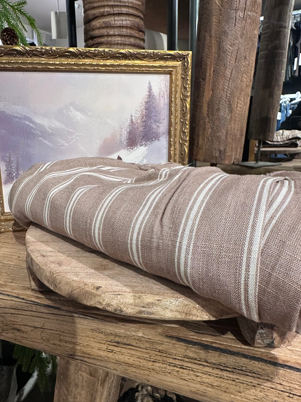 Stripe Linen Trousers