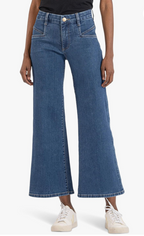 Mid Rise Meg Fab Ab Wide Leg