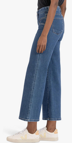 Mid Rise Meg Fab Ab Wide Leg