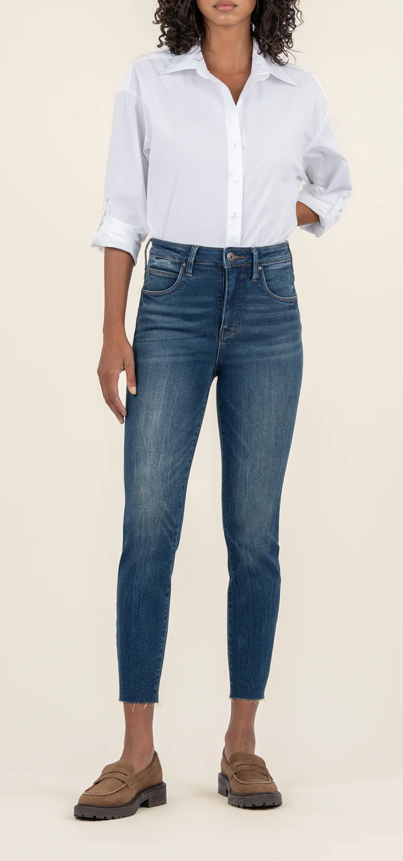 High Rise Charlize Fab Ab Cigarette Leg