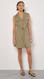 Utility Shirt Mini Dress