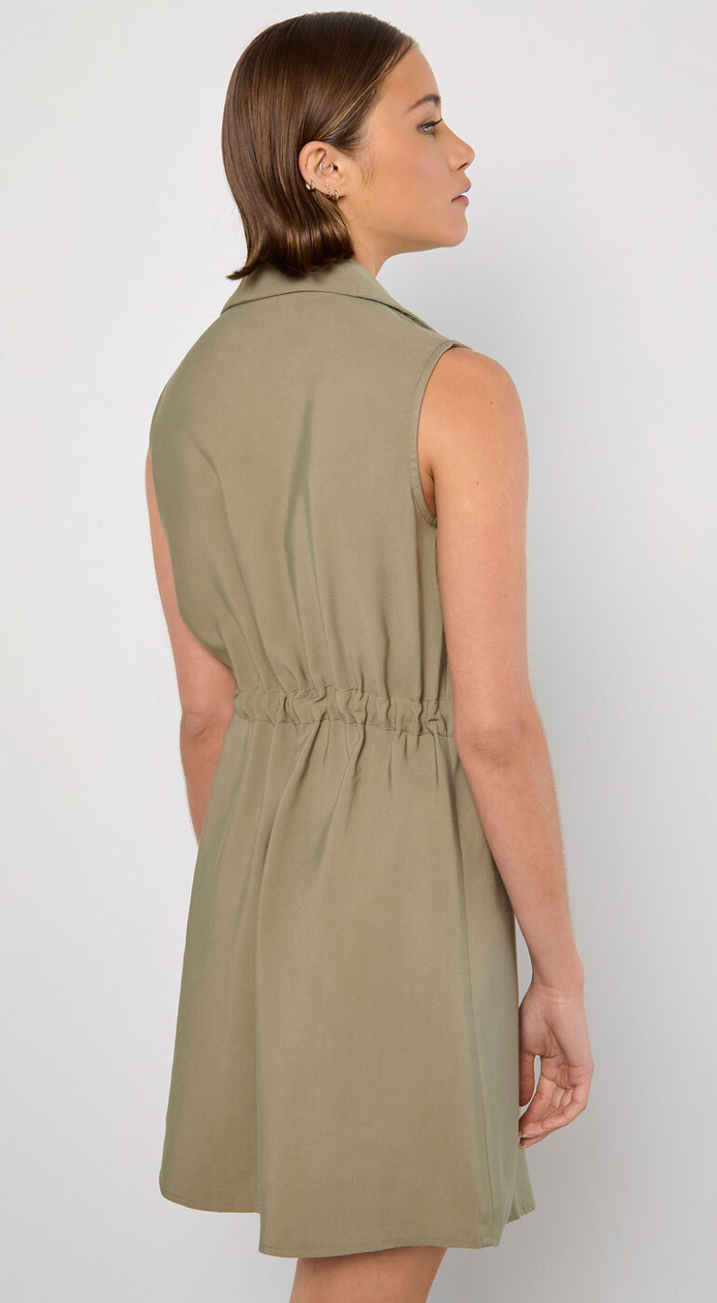 Utility Shirt Mini Dress