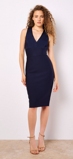 Apricot- Bodycon Bandage Midi Dress