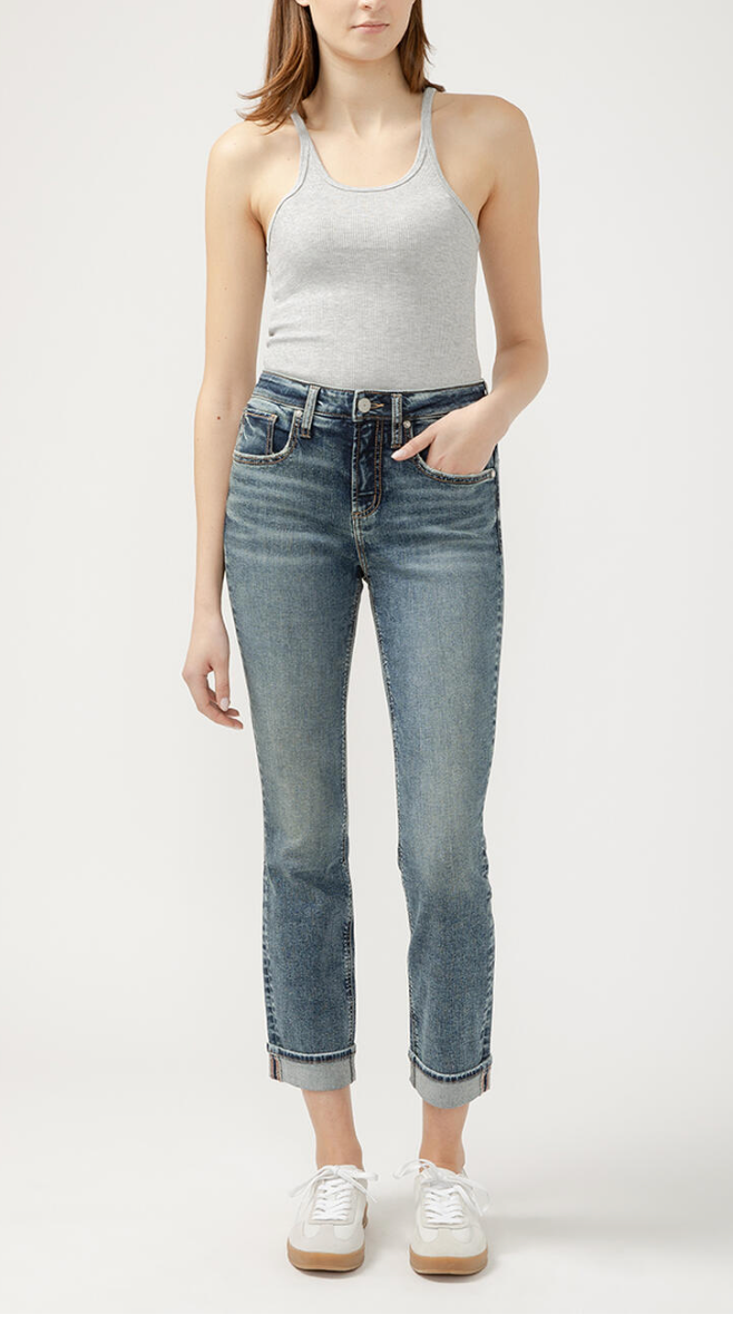 Beau High Rise Straight Leg