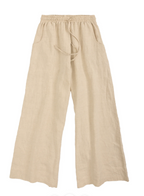 Wide Leg Linen Pants
