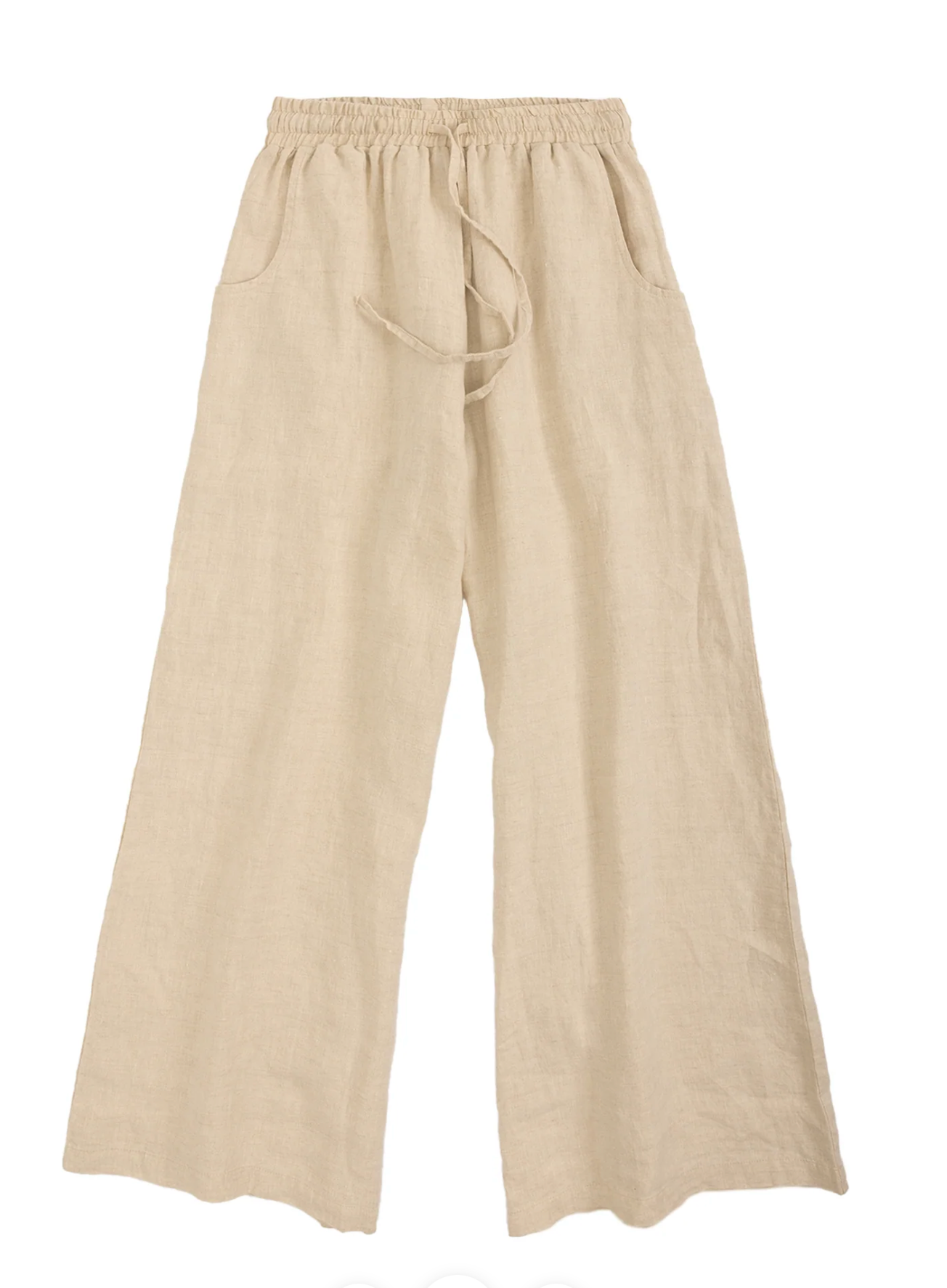 Wide Leg Linen Pants