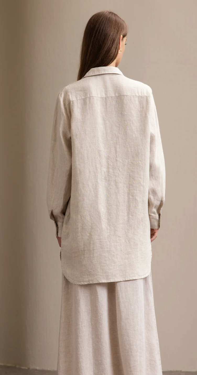 Long Linen Shirt