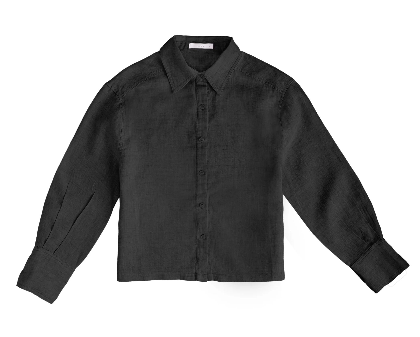 Cropped Linen Shirt
