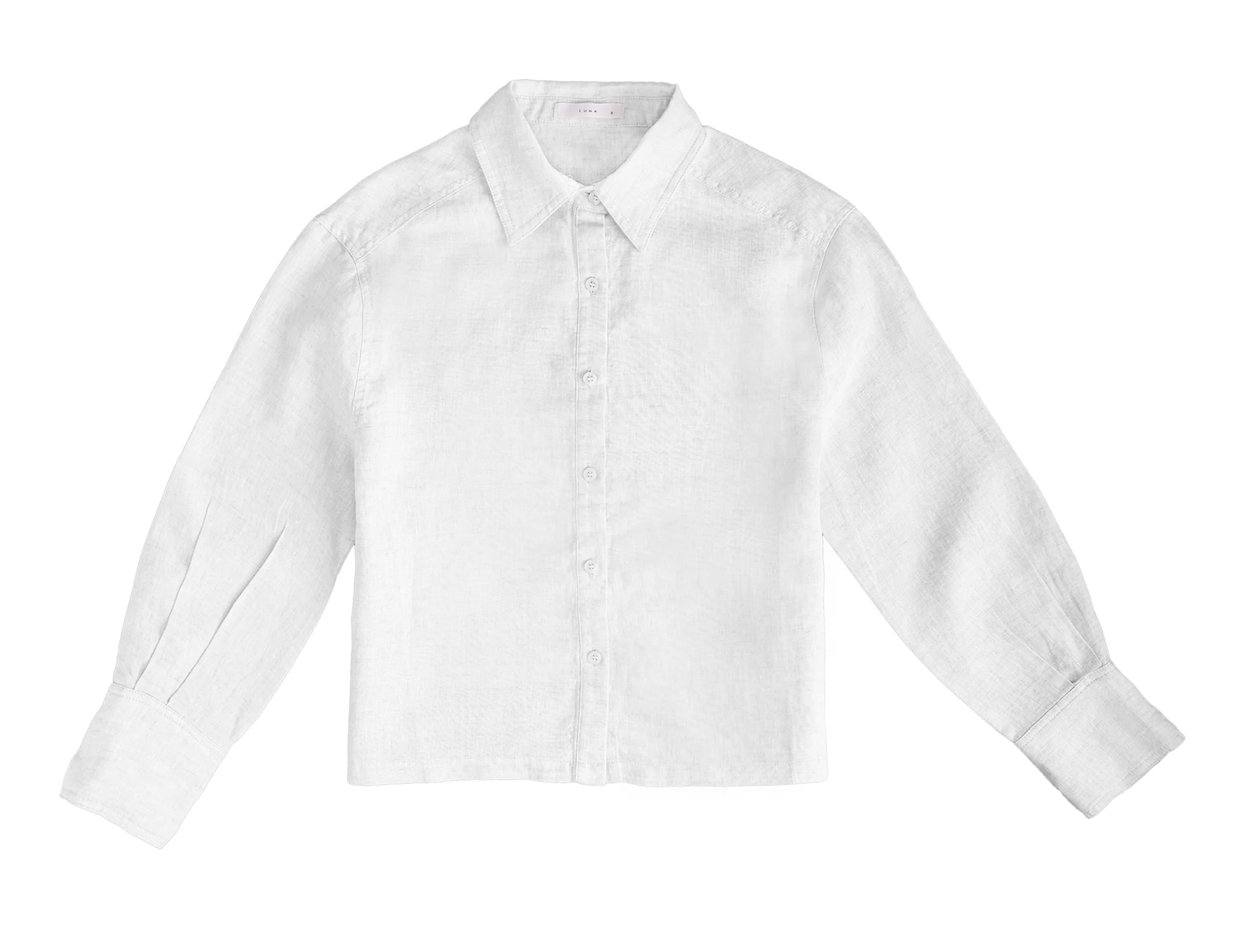 Cropped Linen Shirt