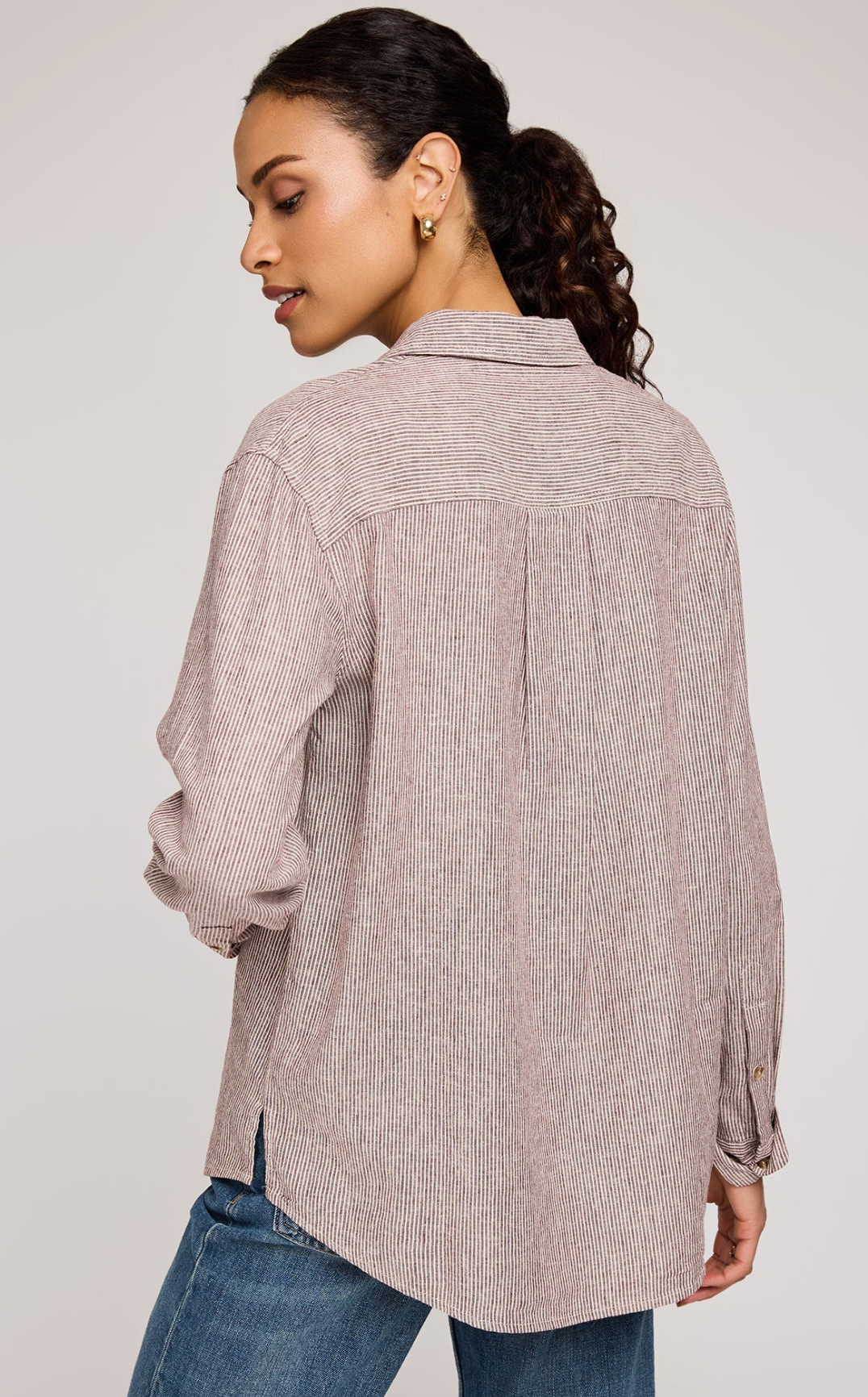 Gentle Fawn- Arabella Striped Button Down Shirt