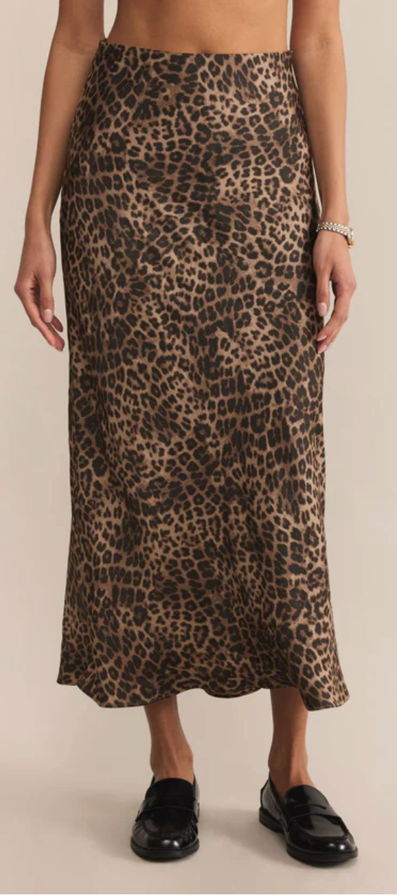 Izabel Leopard Skirt