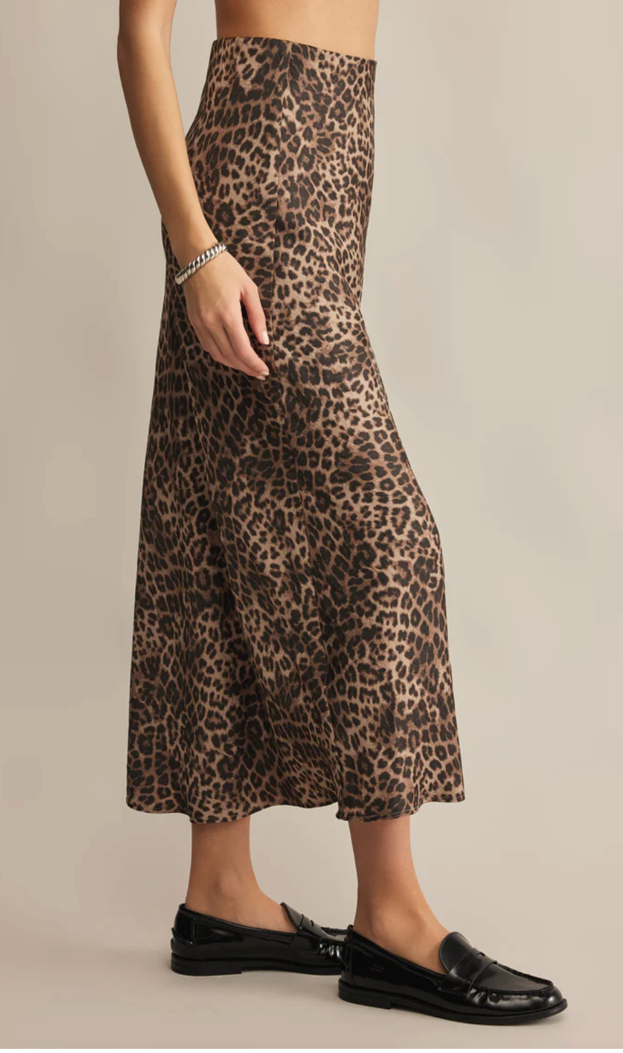 Izabel Leopard Skirt