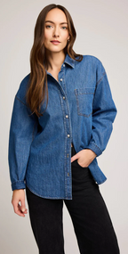 Whitney Denim Button Down Shirt