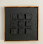 Textured plaster canvas with frame ( has to be pre-ordered )