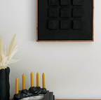 Textured plaster canvas with frame ( has to be pre-ordered )