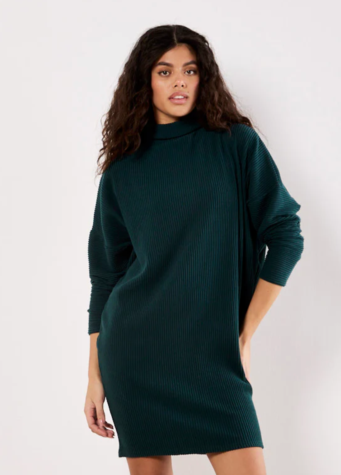 Thick Rib Cocoon Dress
