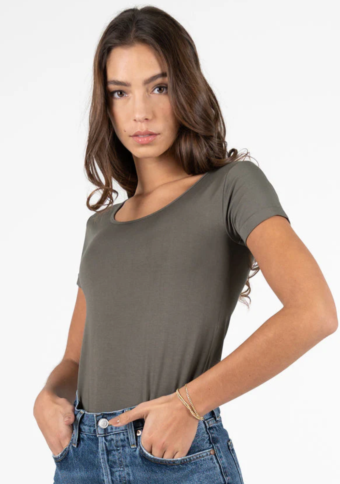 Short Sleeve Bamboo Top