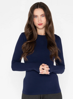 Bamboo Long Sleeve Crew Neck O/S