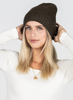 Ribbed Beanie Hat