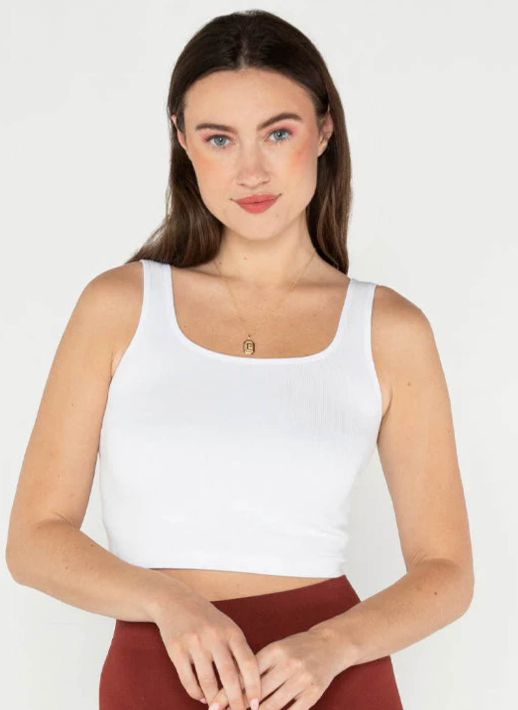 Rib Square Neck Tank