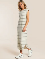 Calabasas Striped Midi Dress
