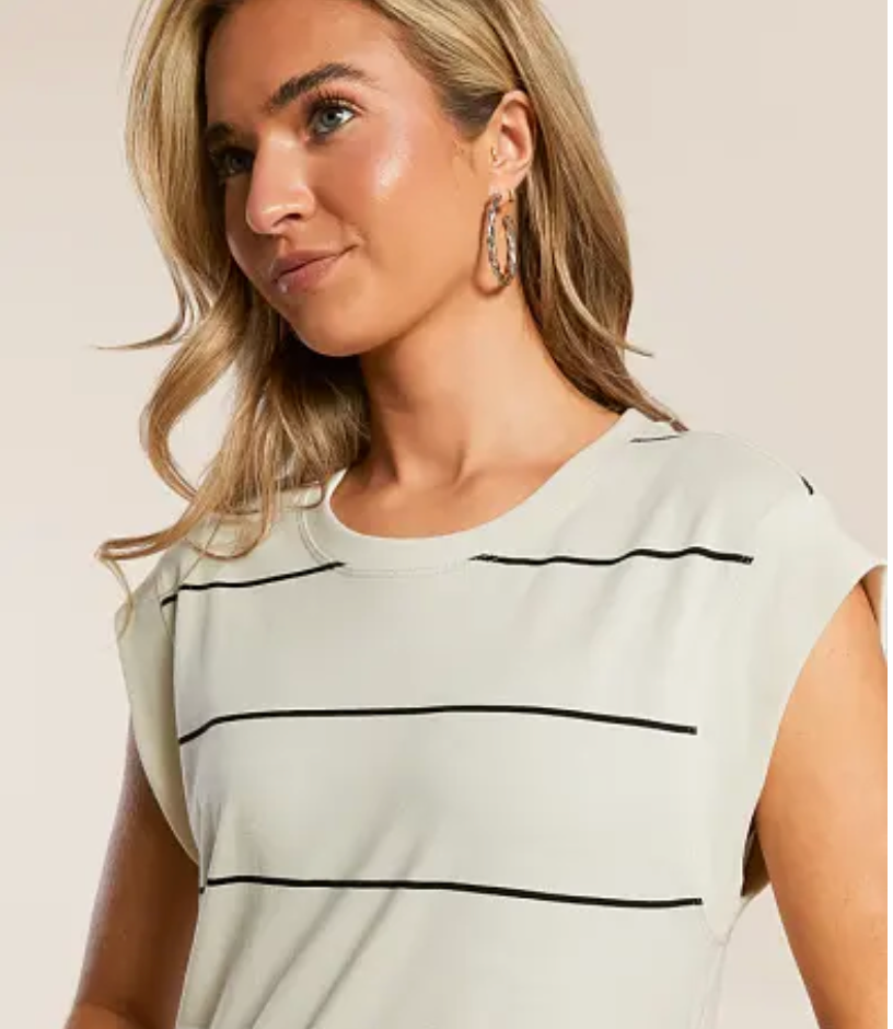 Calabasas Striped Midi Dress
