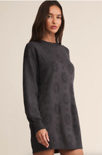 AMINA JACQUARD SWEATER DRESS