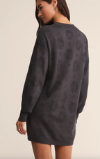 AMINA JACQUARD SWEATER DRESS