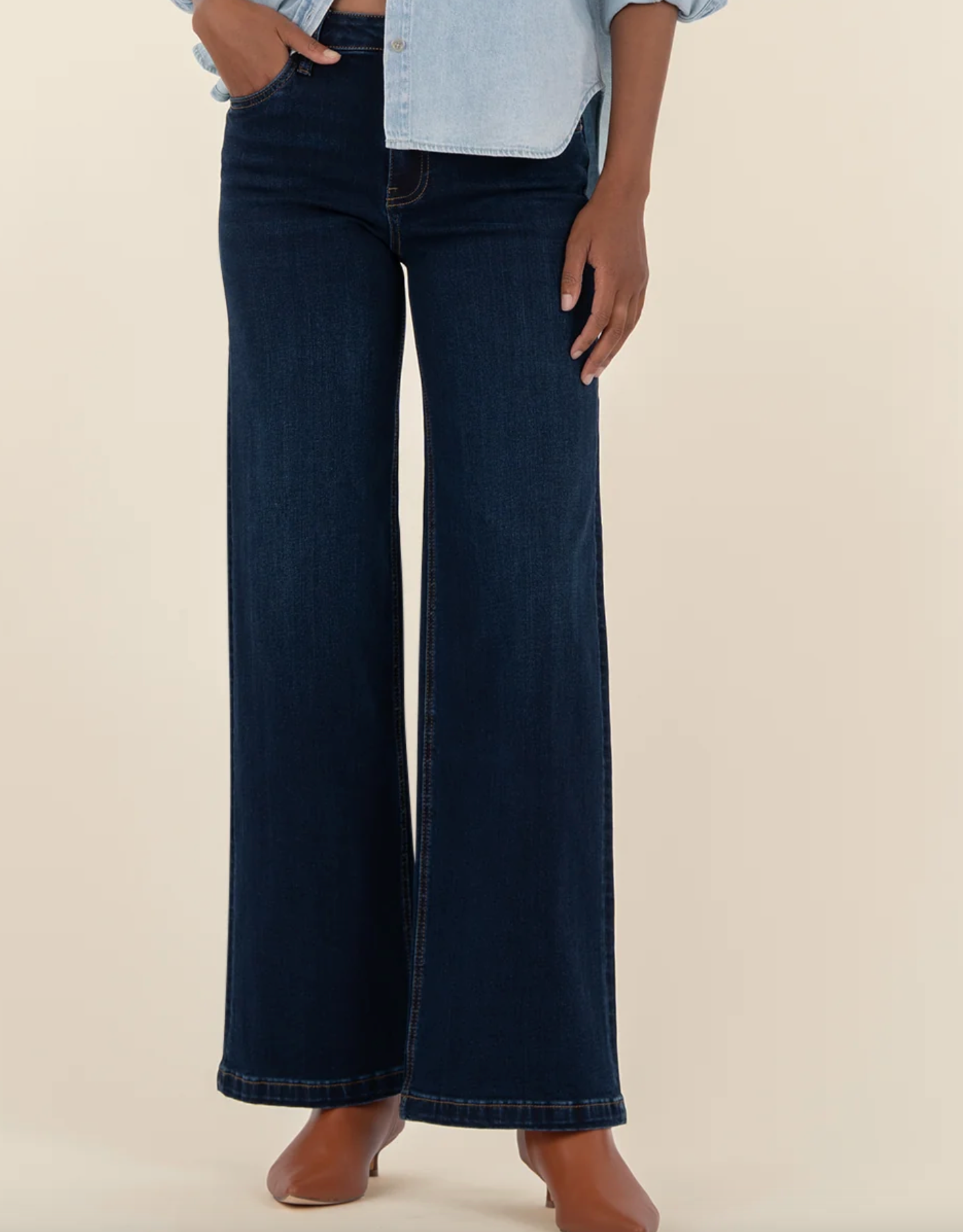 Jean Rise Wide Leg