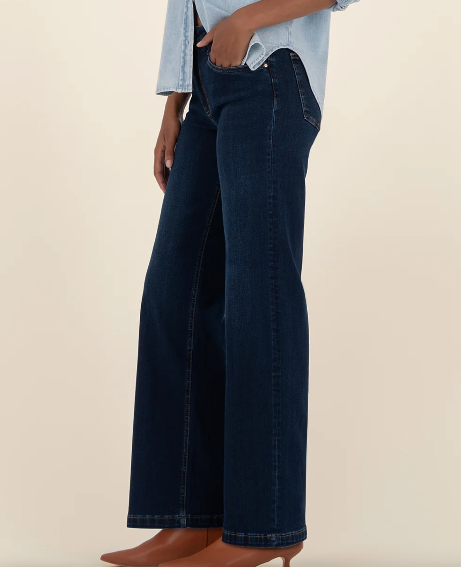 Jean Rise Wide Leg