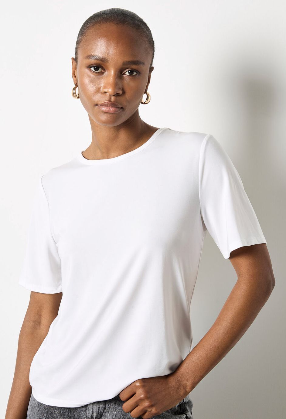 Lyocell Slim Fit Tee