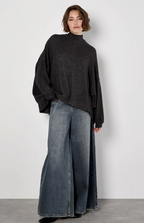 Soft Touch Mock Neck Oversized