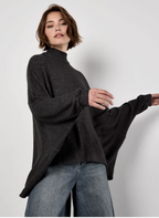 Soft Touch Mock Neck Oversized
