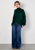 Soft Touch Mock Neck Oversized