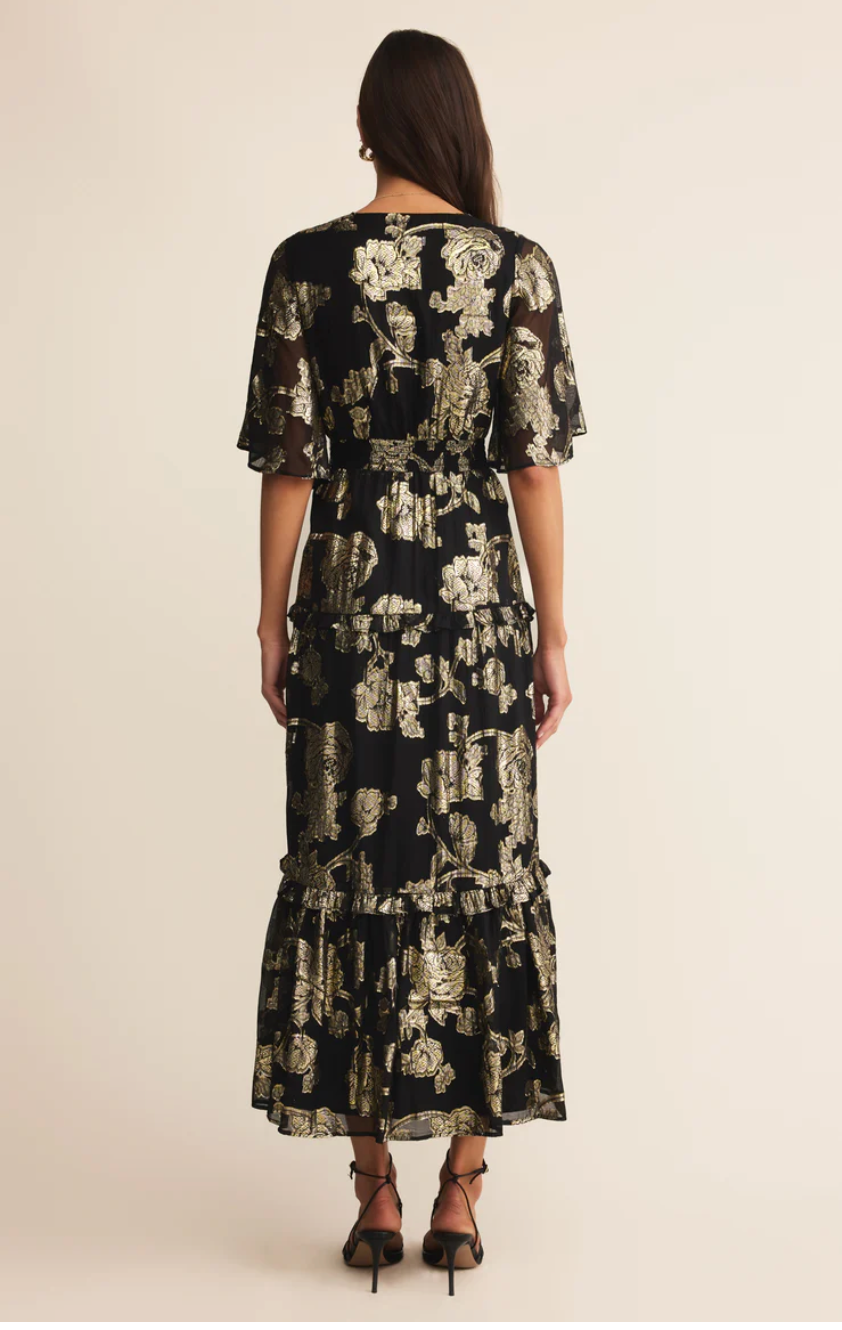 Kiera Jacquard Maxi Dress